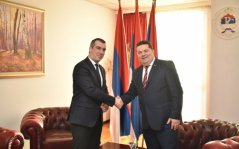 8 January 2023 The Speaker of the National Assembly of the Republic of Serbia with the Speaker of the National Assembly of the Republic of Srpska